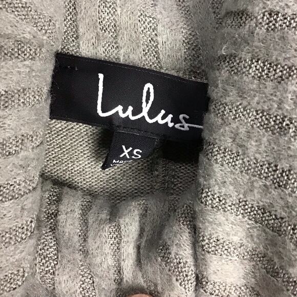 Lulu’s Autumn Daze Sage Green Cowl Neck Tunic Sweater Dress Pullover XS NWT - Picture 7 of 13